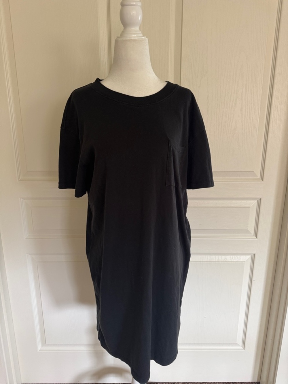 Madewell Black Crewneck Tee Dress Size Medium